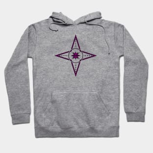 NORTH, EAST, SOUTH, WEST/PURPLE COLOR. SAMER BRASIL Hoodie